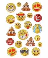15x emotie glitter stickers