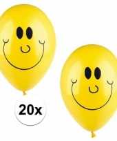 Emoticon ballonnen 20 stuks