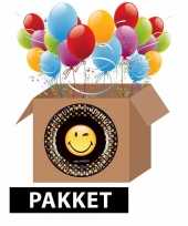 Emoticon feest pakket