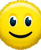 Folie ballon glimlach emoticon 45 cm