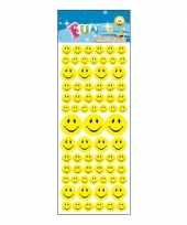 Stickervel emoticon faces met 144 stickers